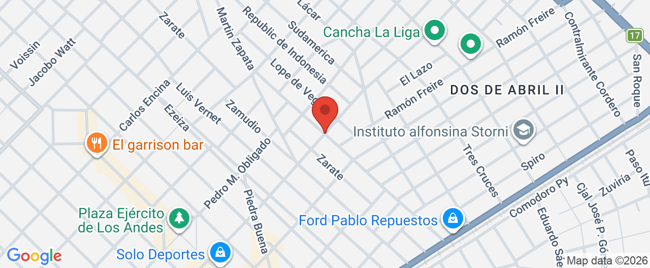 Mapa de la ubicación
