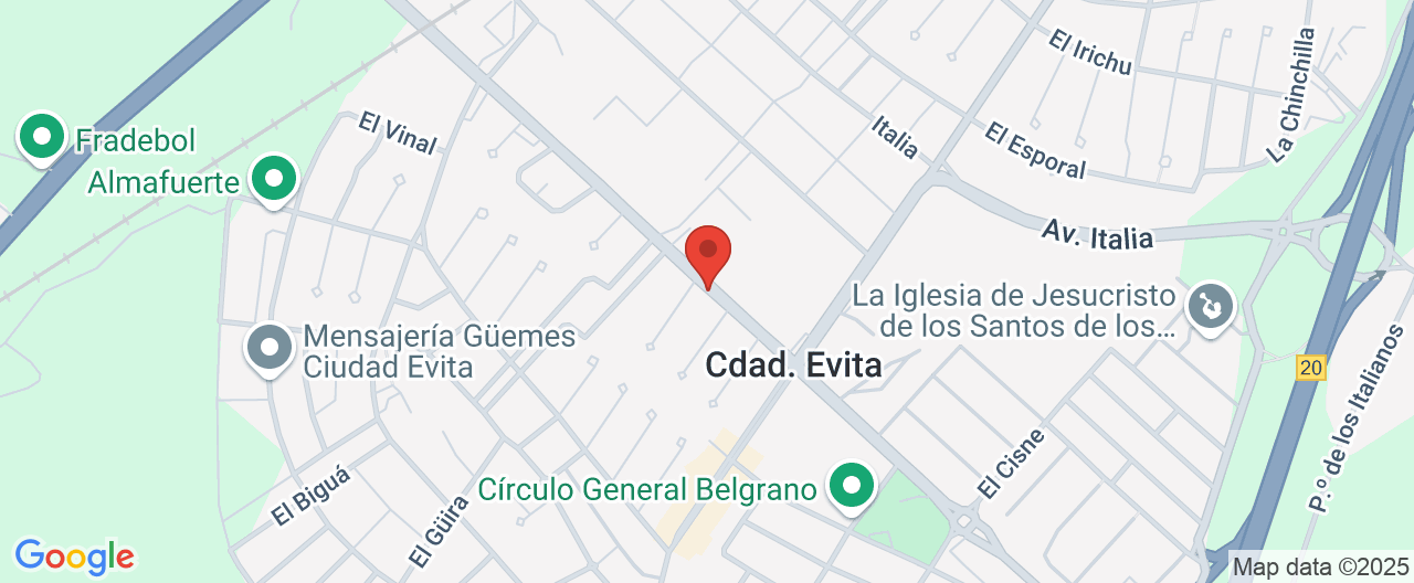 Mapa de la ubicación
