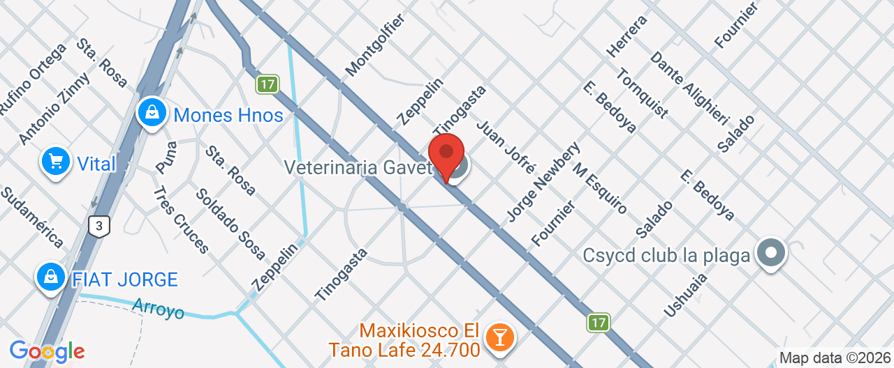 Mapa de la ubicación