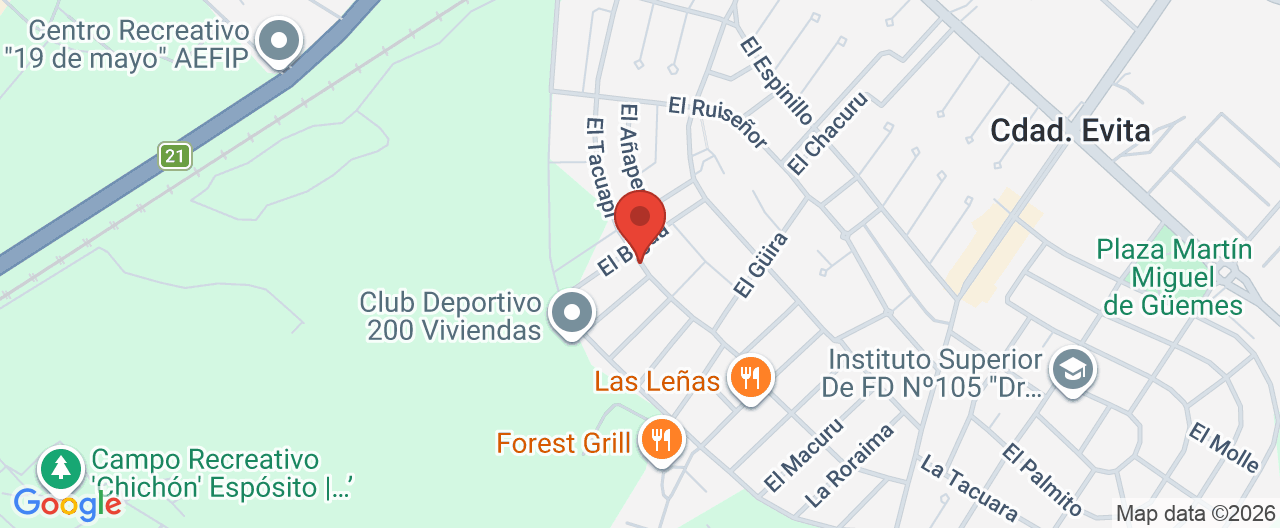 Mapa de la ubicación