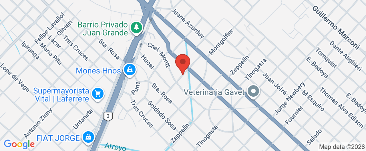 Mapa de la ubicación