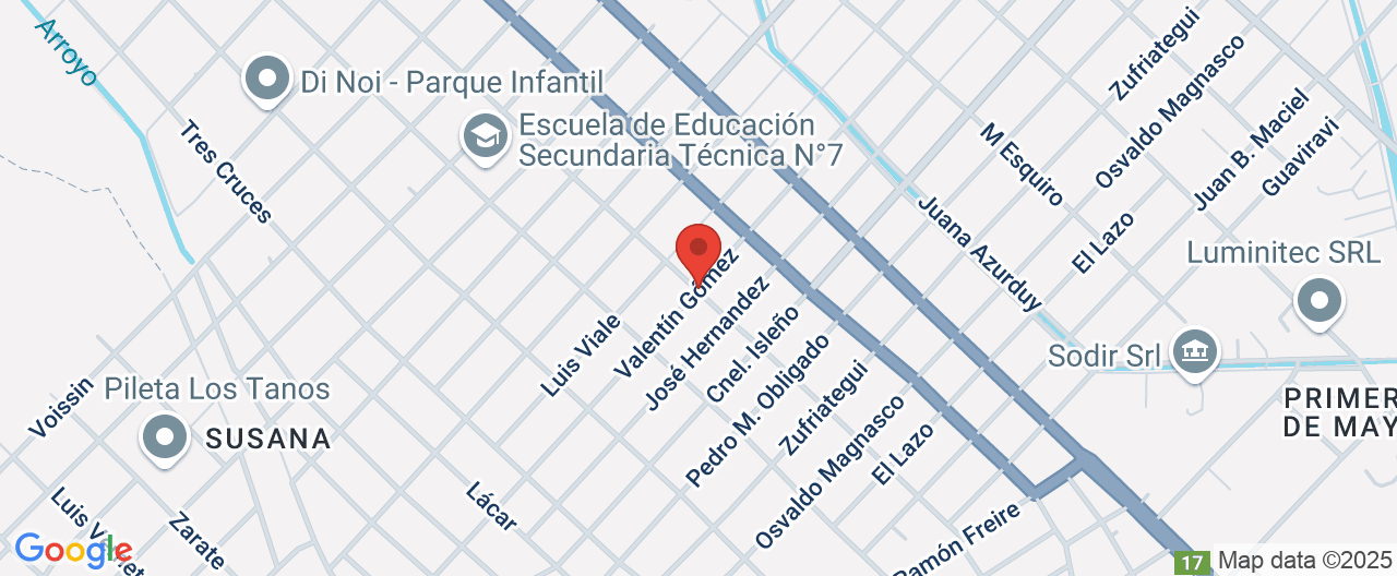 Mapa de la ubicación