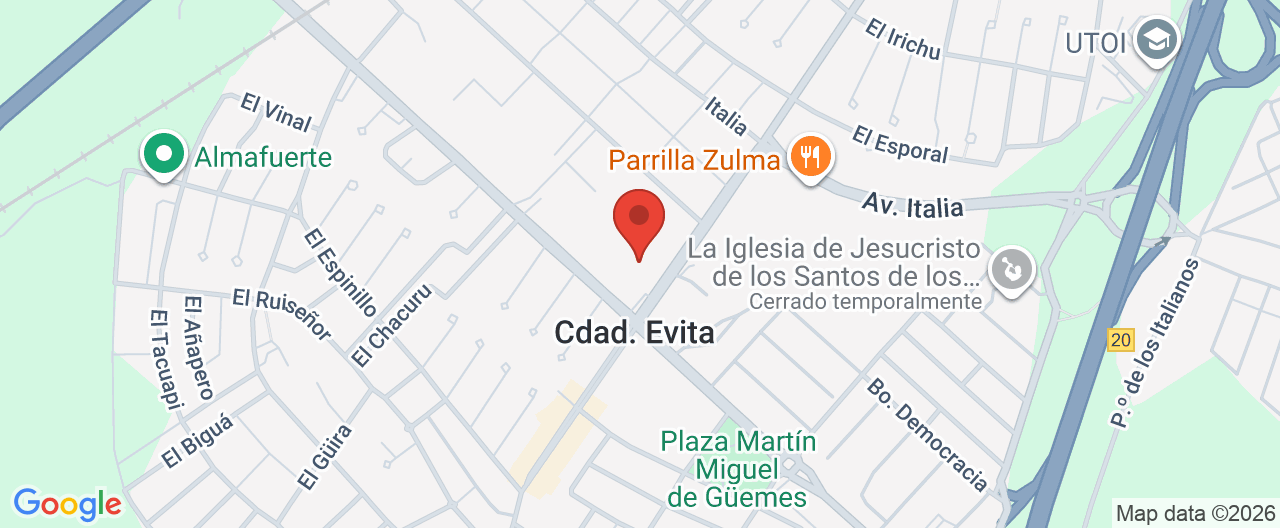 Mapa de la ubicación