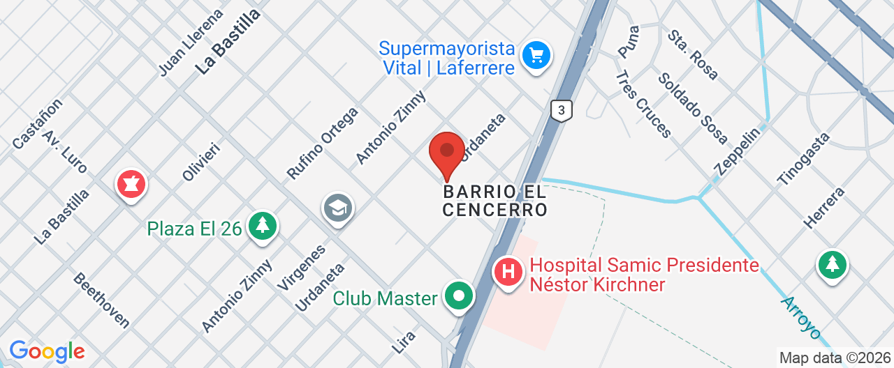 Mapa de la ubicación