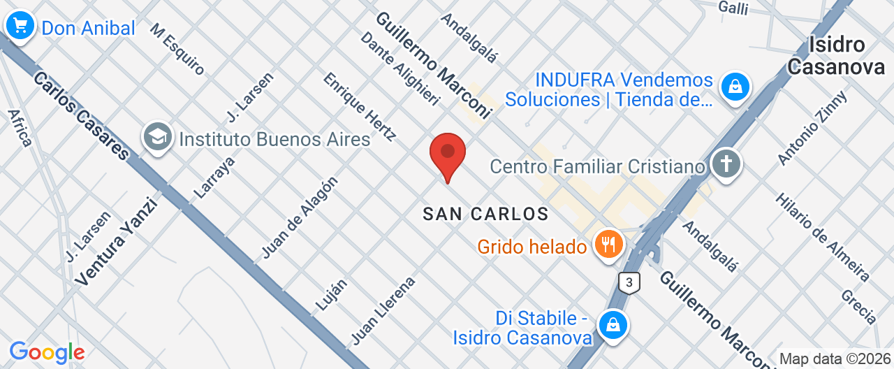 Mapa de la ubicación