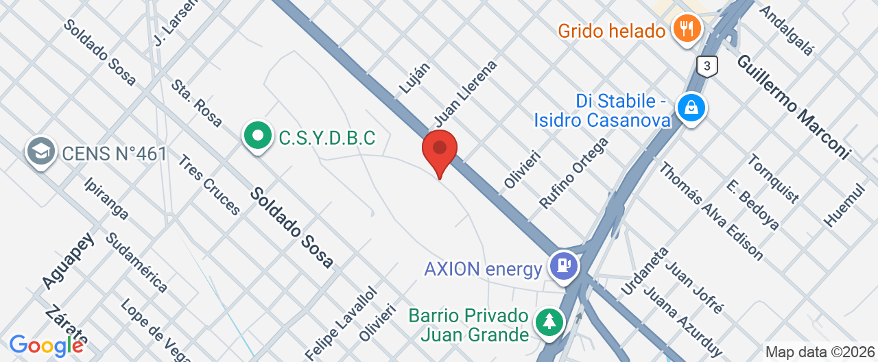 Mapa de la ubicación