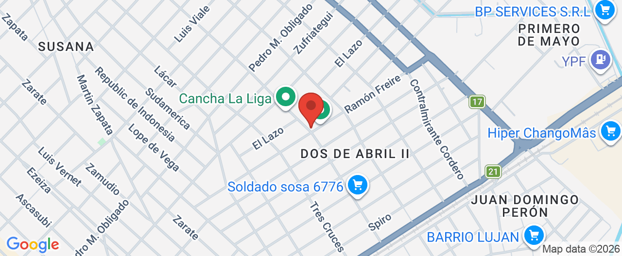 Mapa de la ubicación