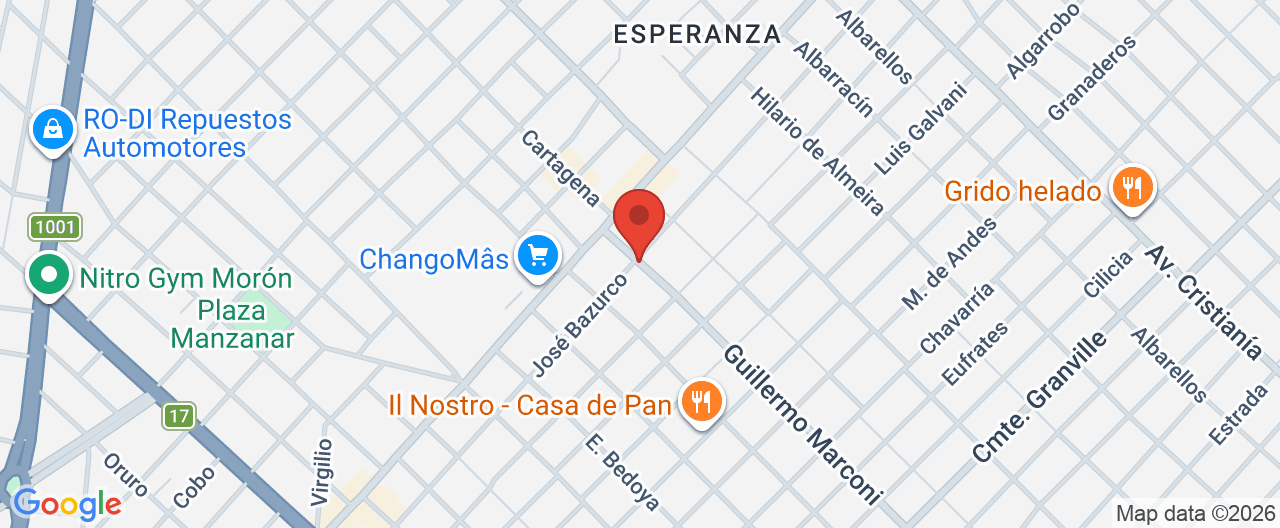 Mapa de la ubicación