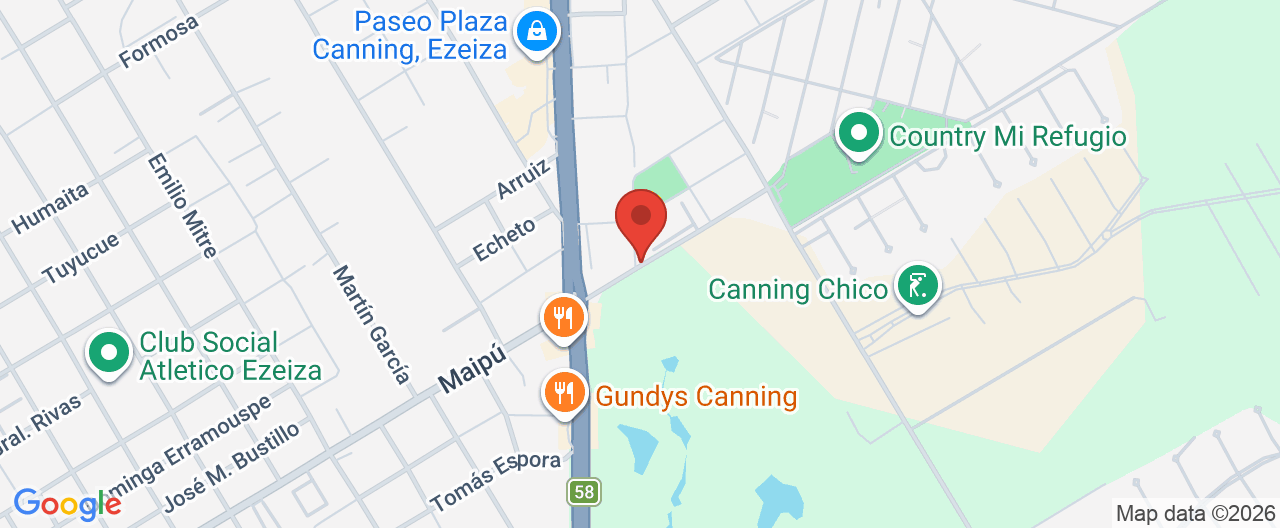Mapa de la ubicación