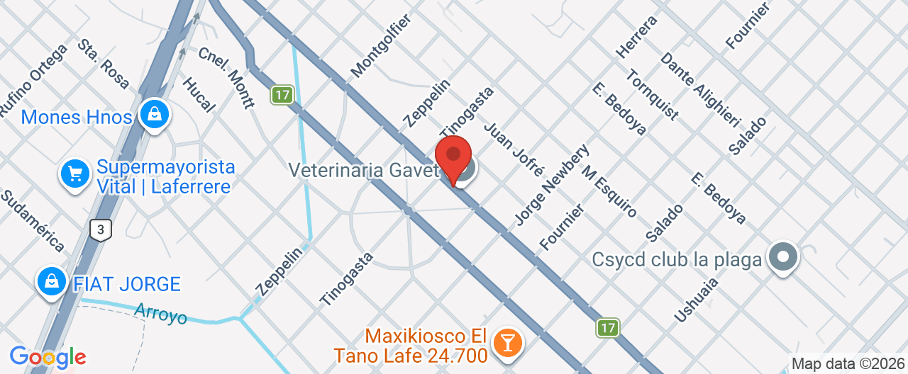 Mapa de la ubicación