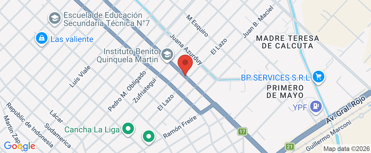 Mapa de la ubicación