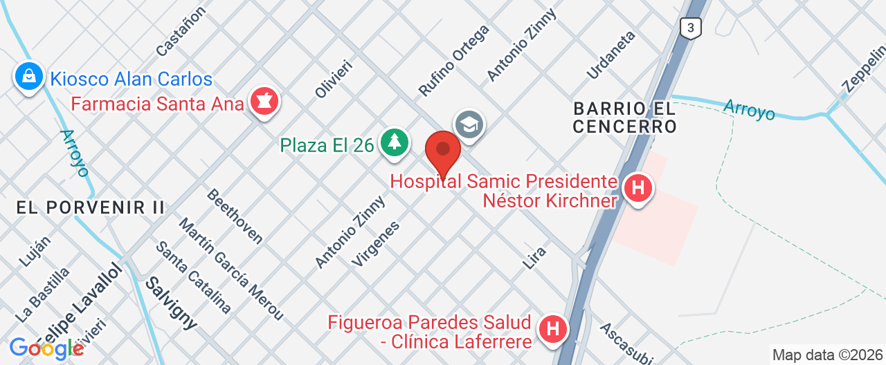 Mapa de la ubicación