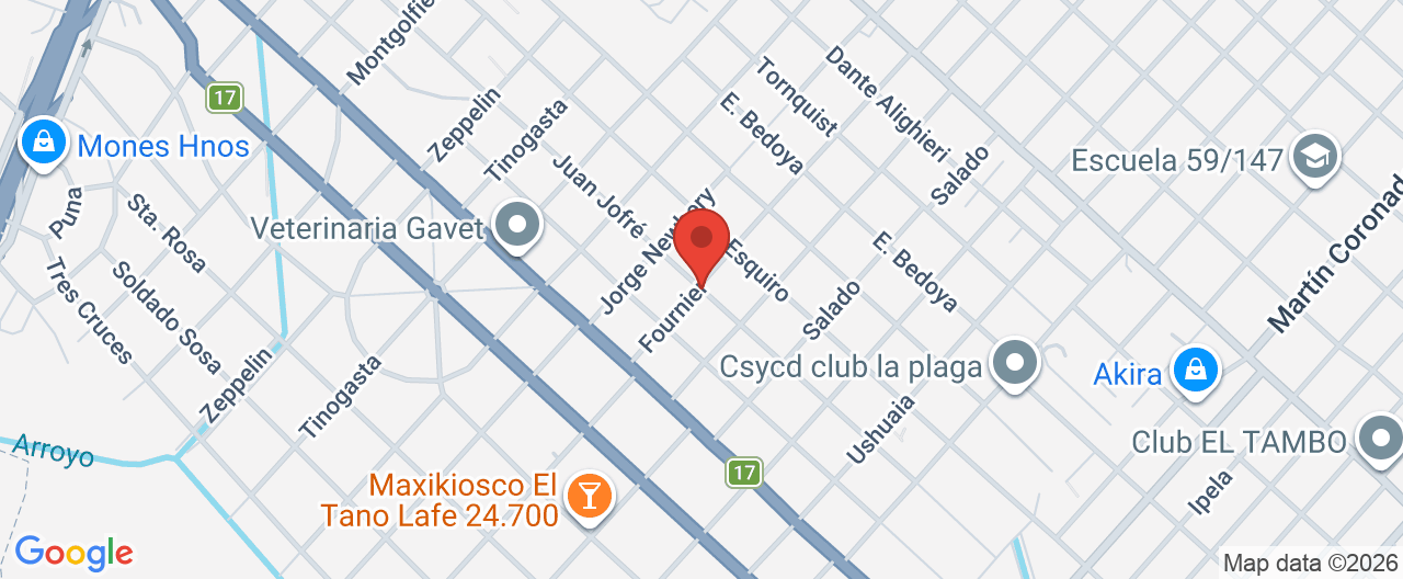 Mapa de la ubicación