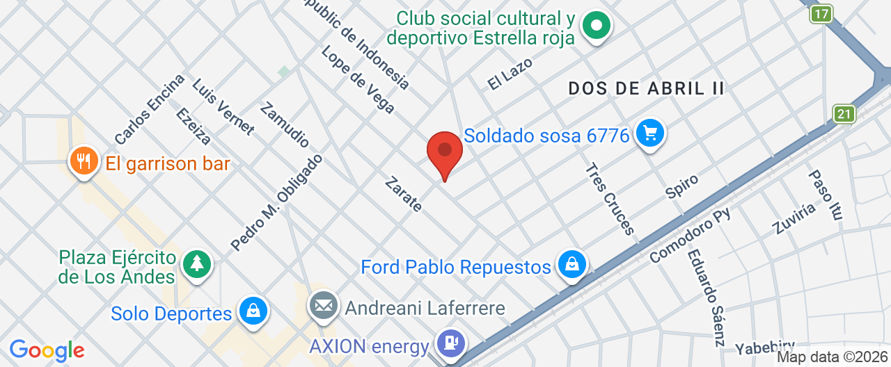 Mapa de la ubicación