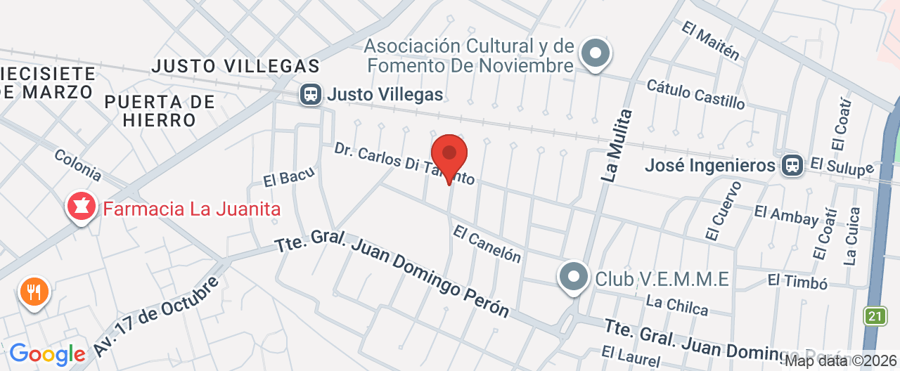 Mapa de la ubicación