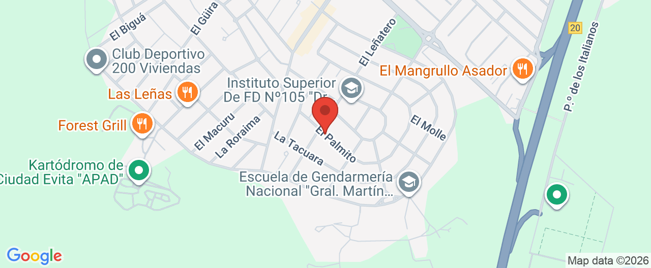 Mapa de la ubicación