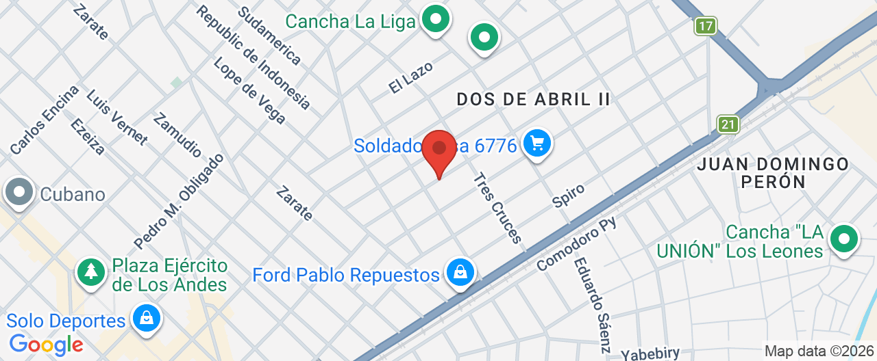 Mapa de la ubicación