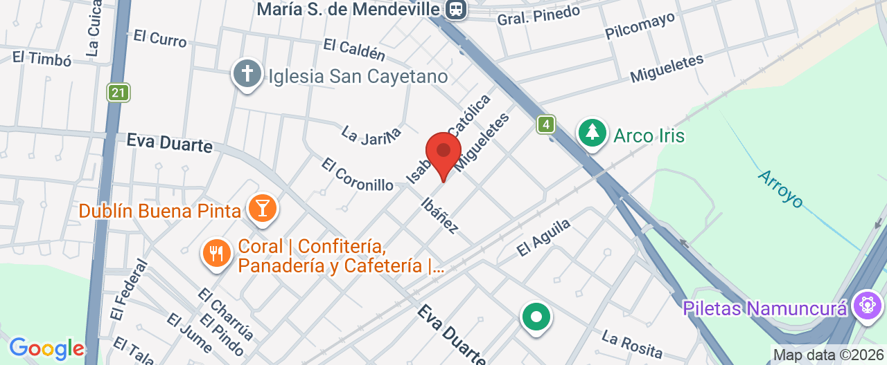 Mapa de la ubicación