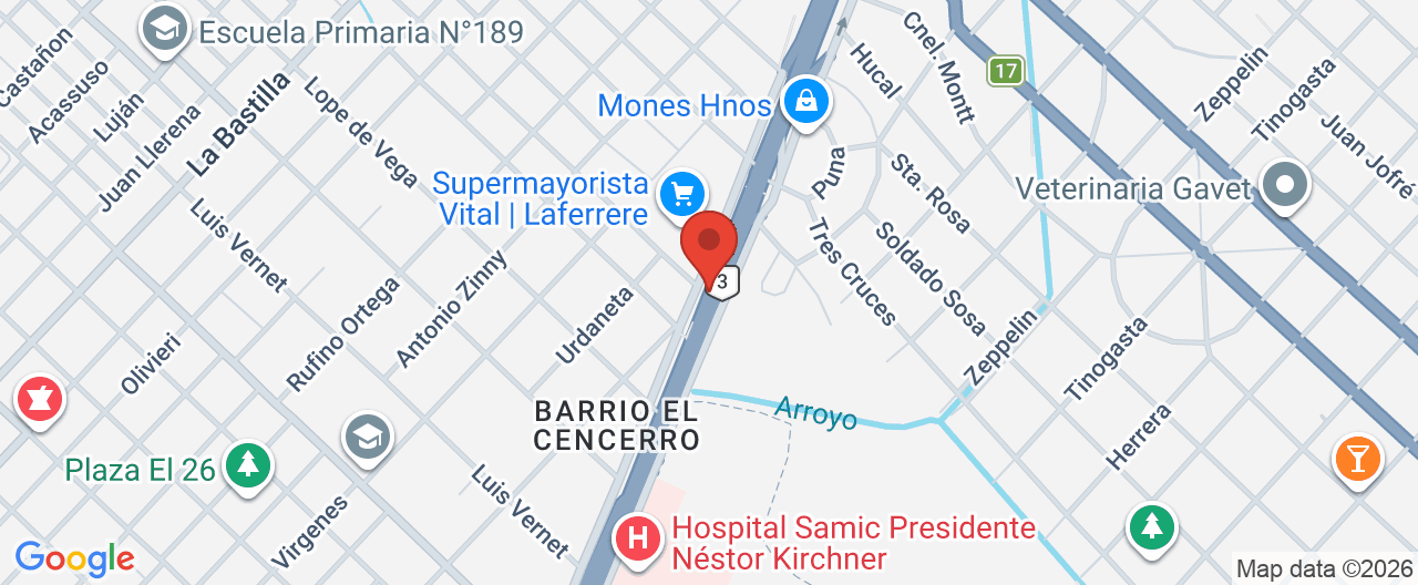 Mapa de la ubicación
