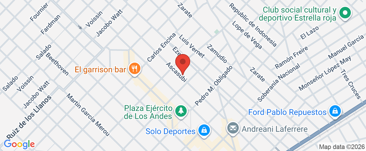Mapa de la ubicación