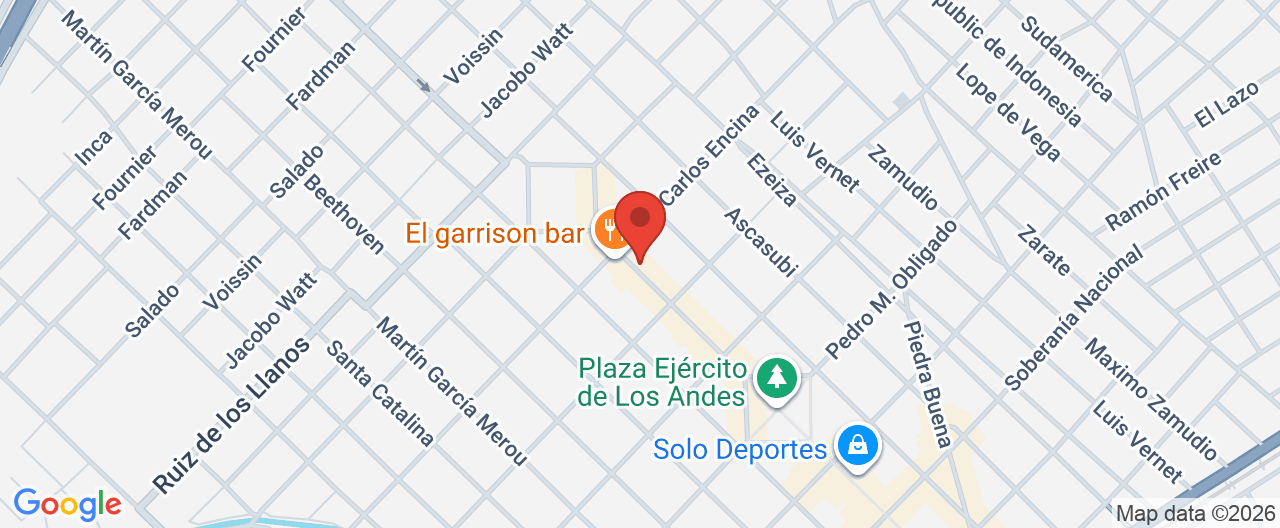Mapa de la ubicación