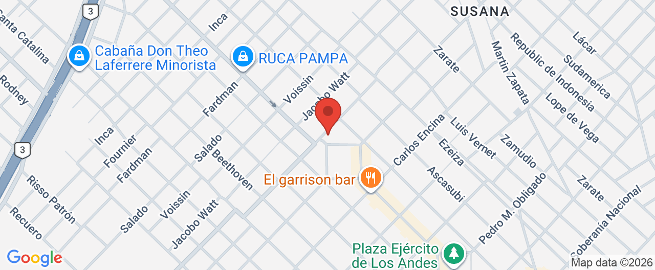 Mapa de la ubicación