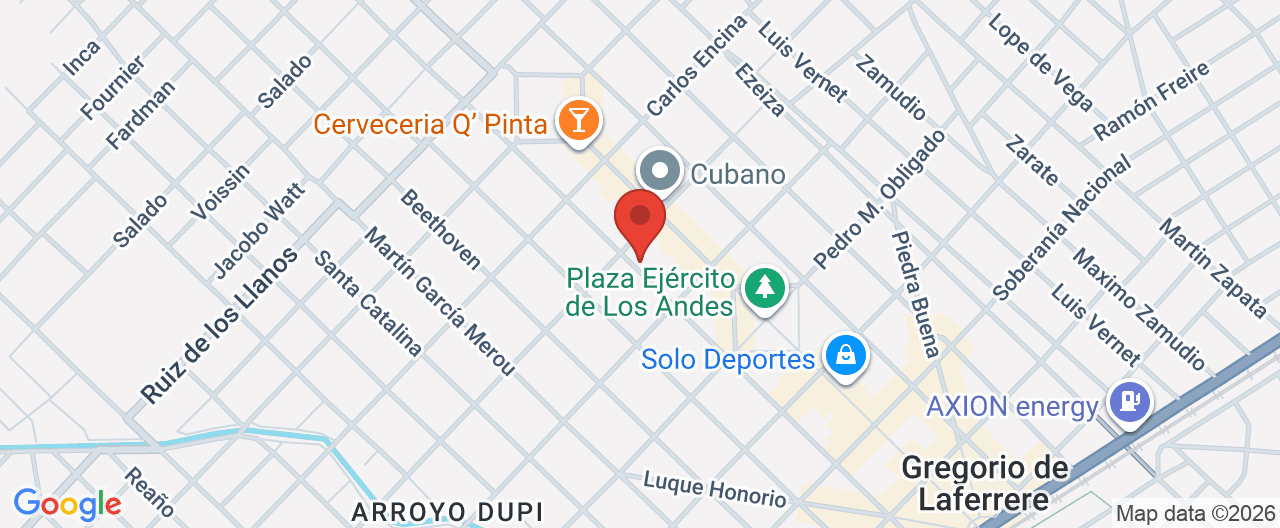 Mapa de la ubicación