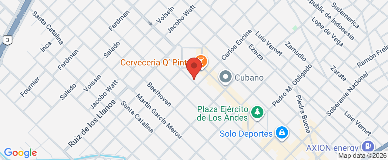 Mapa de la ubicación