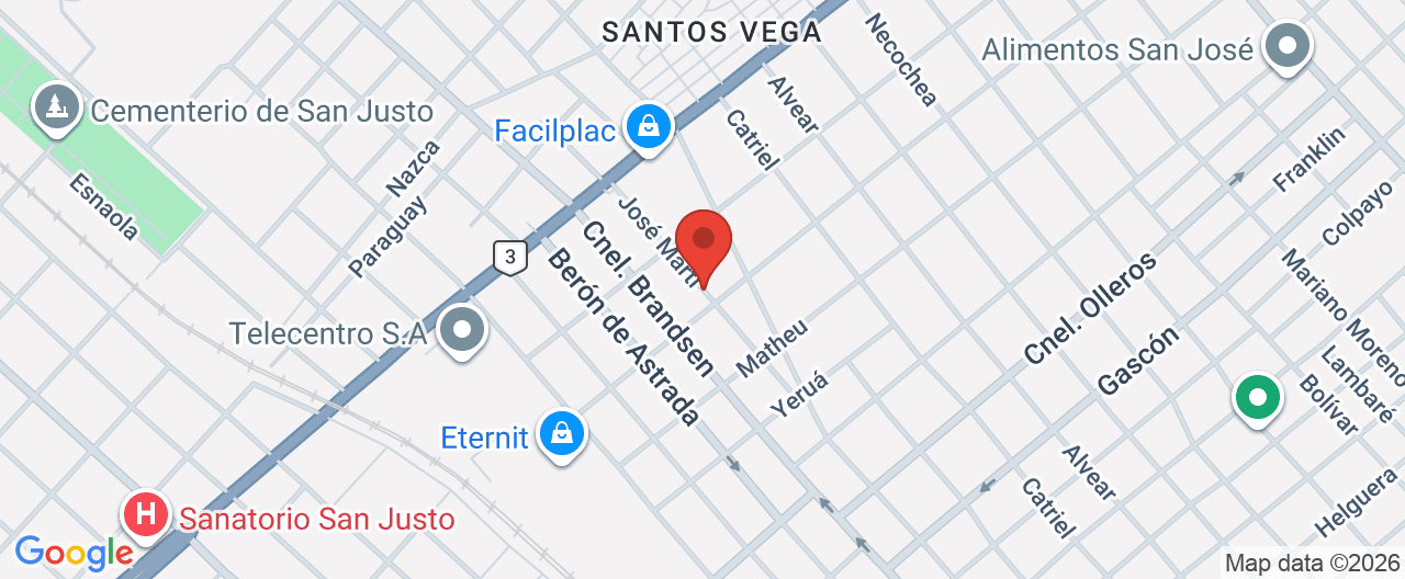 Mapa de la ubicación