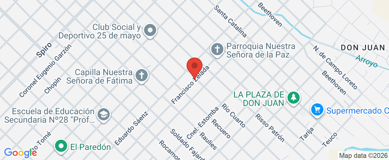 Mapa de la ubicación