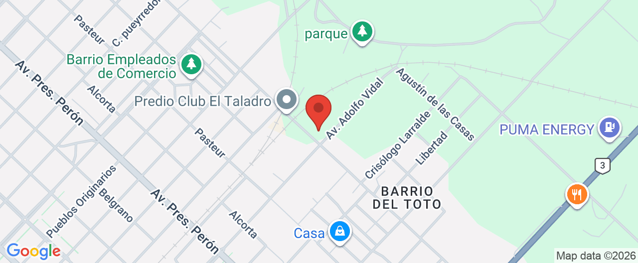 Mapa de la ubicación
