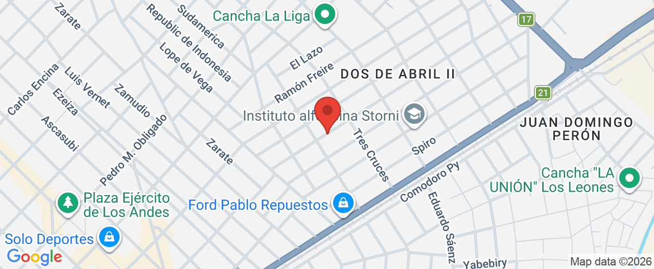 Mapa de la ubicación