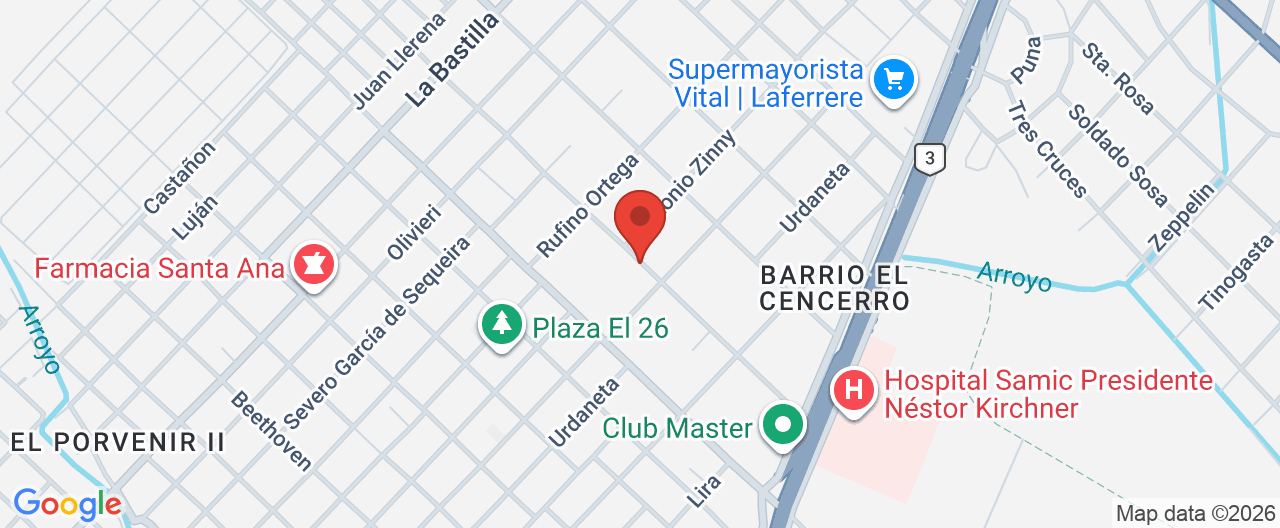 Mapa de la ubicación