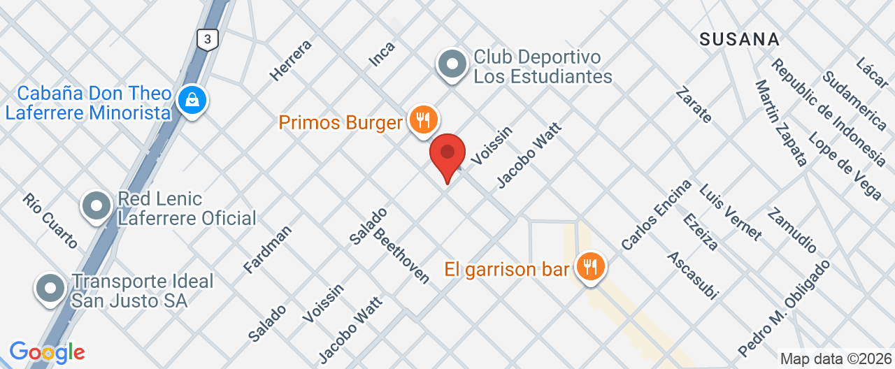 Mapa de la ubicación