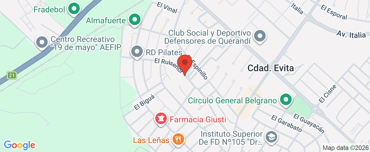 Mapa de la ubicación