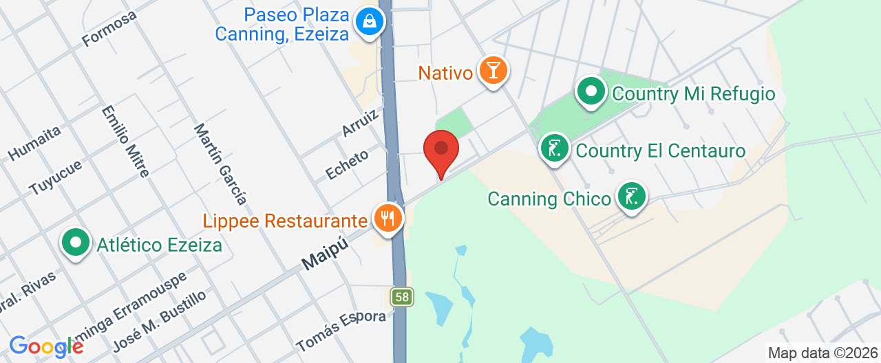 Mapa de la ubicación