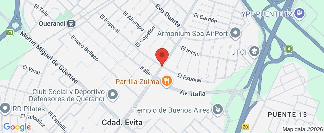 Mapa de la ubicación