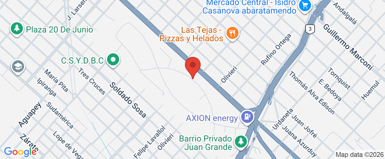 Mapa de la ubicación