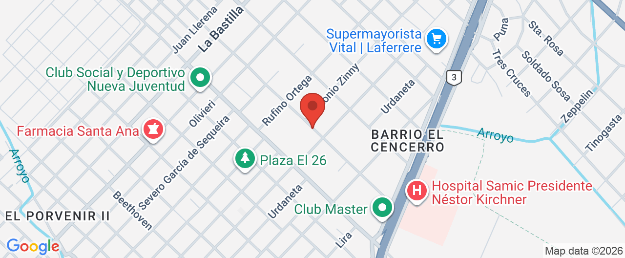 Mapa de la ubicación