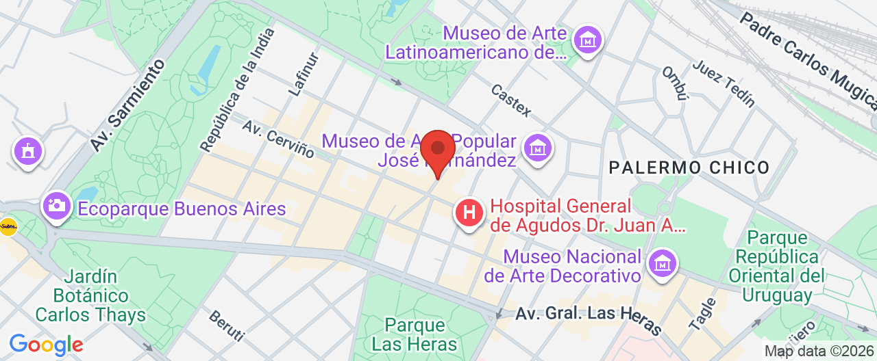 Mapa de la ubicación