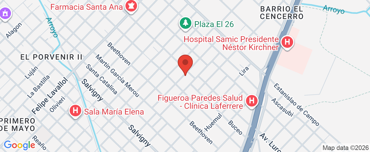 Mapa de la ubicación