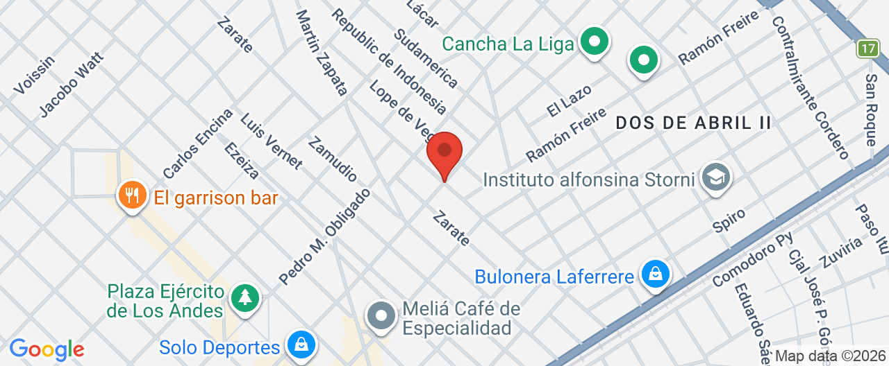Mapa de la ubicación