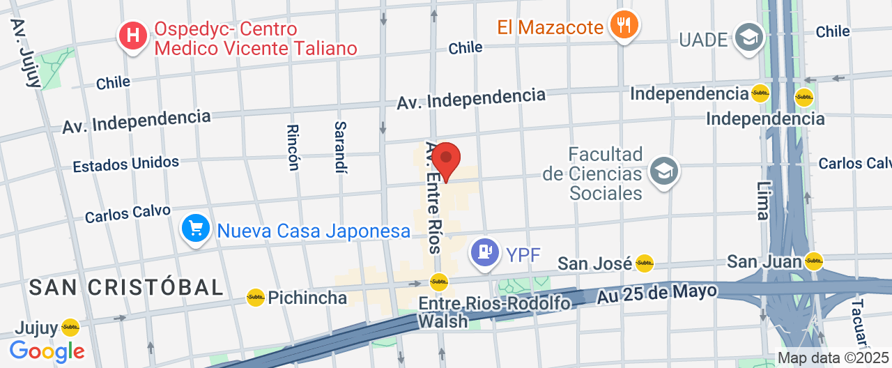 Mapa de la ubicación