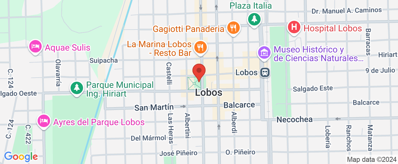 Mapa de la ubicación