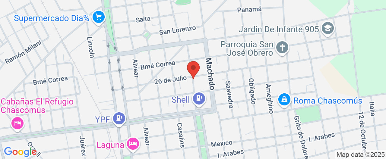 Mapa de la ubicación