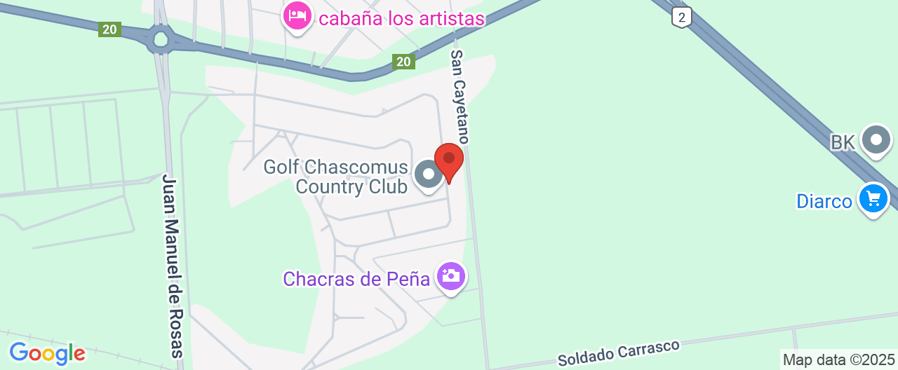 Mapa de la ubicación