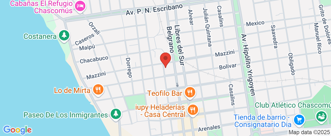 Mapa de la ubicación