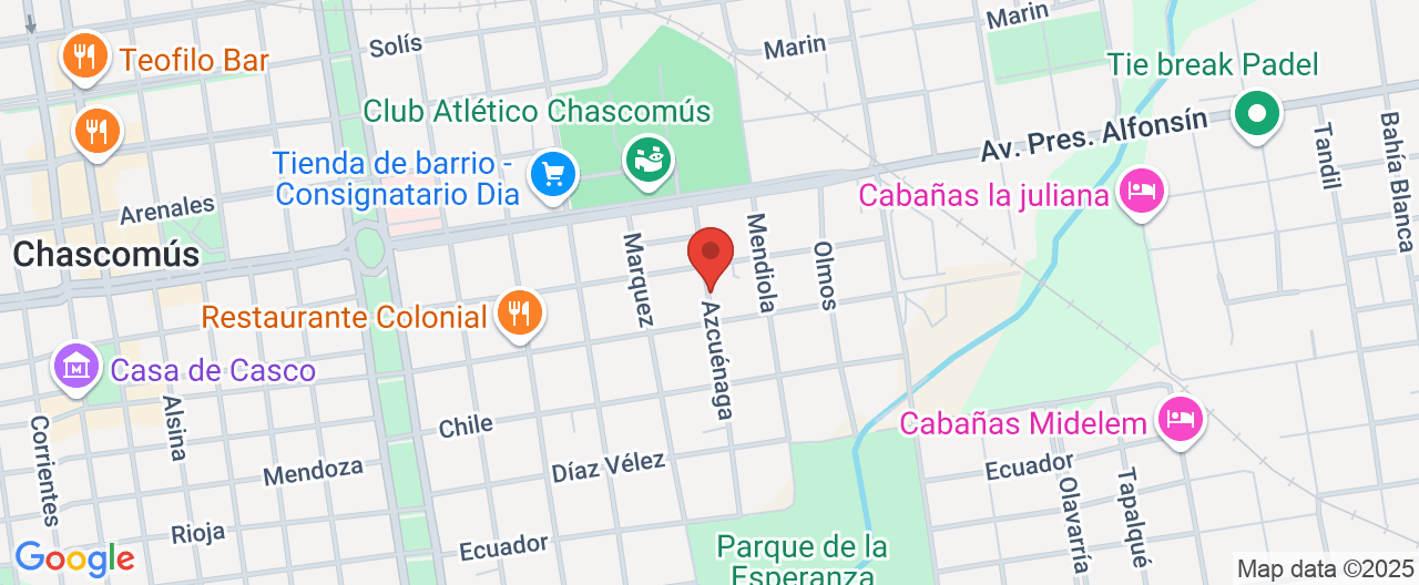 Mapa de la ubicación