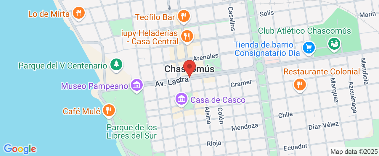 Mapa de la ubicación