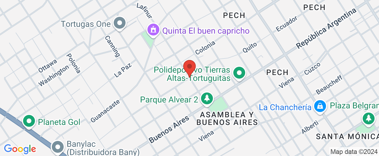 Mapa de la ubicación